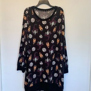 Disney Nightmare Before Christmas Night Shirt Nightie Cozy